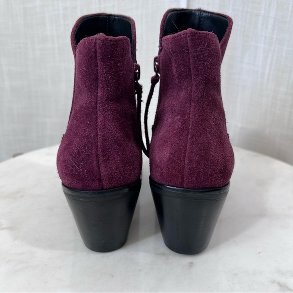 Rebecca Minkoff Suede Lulu Western Boho Ankle Boots Booties Size 6 - Picture 4 of 9